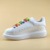 16Alexander McQueen Shoes for Unisex McQueen Sneakers Small white shoes women's 2022 new couple all-match thick-bottomed sponge cake to increase sports and leisure leather board shoes #999924913
