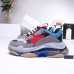 21New Balenciaga 17FW Triple S Sneakers Mens Women Casual Shoes Triple S Clear Sole White Green Black Red Rainbow Sports Outdoor Dad Shoe #9875178