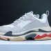 3New Balenciaga 17FW Triple S Sneakers Mens Women Casual Shoes Triple S Clear Sole White Green Black Red Rainbow Sports Outdoor Dad Shoe #9875178
