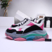 30New Balenciaga 17FW Triple S Sneakers Mens Women Casual Shoes Triple S Clear Sole White Green Black Red Rainbow Sports Outdoor Dad Shoe #9875178