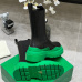 5Bottega Veneta Unisex Martin boots 1:1 Quality Black Green #999930937