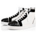 62020 Christian Louboutin red bottoms men women fashion luxury designer shoes spike high top sneakers black white bred grey leather suede flats casual shoe #9874153