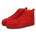 9Christian Louboutin 2020 NEW mens red bottoms designer shoes spike suede leather men women flat fashion luxury casual shoes party lovers sneakers 36-47 with BOX #9874152