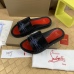 5Christian Louboutin Shoes for Men's CL Slippers #A36879