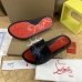 6Christian Louboutin Shoes for Men's CL Slippers #A36879