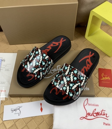 Christian Louboutin Shoes for Men's CL Slippers #A36884