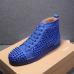 7Christian Louboutin Bottom Red Bottoms Studded Spikes CL Mens casual Shoes Sneakers (4 colors) #963398