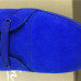 8Christian Louboutin Louis Flat Veau Velours Electric Blue High Top Men Sneaker #9120854