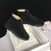6Christian Louboutin Louis Orlato Suede Low/High Top Sneakers Black #999929911