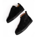1Christian Louboutin Louis Orlato Suede Low/High Top Sneakers Black #999929911
