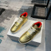 4CÉLINE High quality sneakers for Men Women Gold #999928019