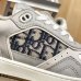 6Dior Shoes b27 low top door sneakers for men women grey and white #99900369