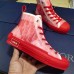 1Dior Shoes red high Sneakers for Men and Women #99902428
