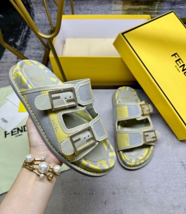 Fendi shoes for Fendi Slippers for men and women #A37345