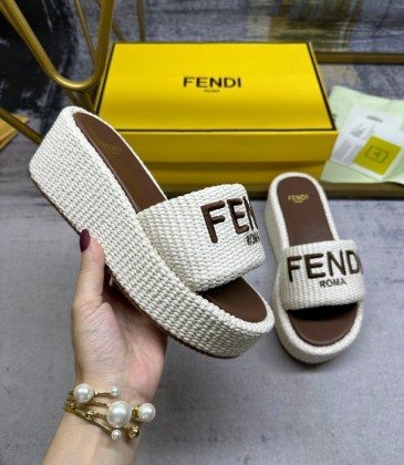 Fendi shoes for Fendi slippers for women #A37359