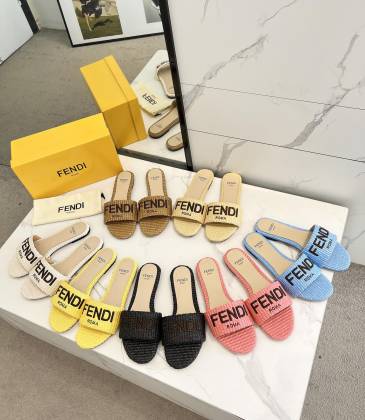 Fendi shoes for Fendi slippers for women #A38973