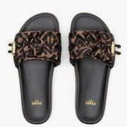 Fendi slippers for women Fendi Leather Slides #999931709
