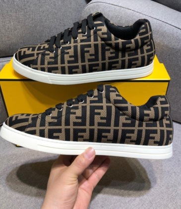 2019 Fendi shoes for Men's Fendi original AAAA quality Sneakers (2 colors) #9124740