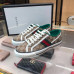 4Gucci new vintage Tennis1977 Mickey Apple print sneakers casual Shoes Gucci Unisex Shoes #9874149