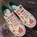 9Gucci new vintage Tennis1977 Mickey Apple print sneakers casual Shoes Gucci Unisex Shoes #9874149
