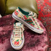 10Gucci new vintage Tennis1977 Mickey Apple print sneakers casual Shoes Gucci Unisex Shoes #9874149