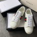 6Women Gucci original 1:1 top quality white Sneakers Little bee #9105308