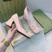 14Gucci 2022 Sandals summer new chain sandals square toe retro chunky heel single shoes one word buckle Mary Jane women's shoes #999924918