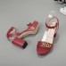 19Gucci Shoes for Women Gucci Sandals Leather high heel sandals Heel height 8cm #99903669