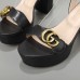 9Gucci Shoes for Women Gucci Sandals Leather high heel sandals Heel height 8cm #99903669