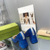 3Women Gucci Sandals Leather Heel 25CM #A34922
