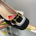 6Women Gucci Sandals Leather Heel 25CM #A34922