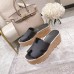 4Hermes sandals for Women Heels 7cm Black #A38813