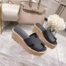 1Hermes sandals for Women Heels 7cm Black #A38813