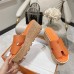 4Hermes sandals for Women Heels 7cm Orange #A38812
