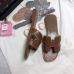 26Hermes Women's Leather High heeled slippers sizes 35-41 #99903661