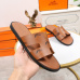 6Luxury Hermes Shoes for Men's slippers shoes Hotel Bath slippers Large size 38-45 #9874712