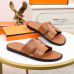 7Luxury Hermes Shoes for Men's slippers shoes Hotel Bath slippers Large size 38-45 #9874712
