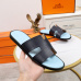 3Luxury Hermes Shoes for Men's slippers shoes Hotel Bath slippers Large size 38-45 #9874716