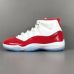 1Original Quality AJ 11S Retro White red Air 11 Cherry Men's Casual Walking Sneaker Trainers Basketball Shoes #999930741