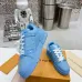 4Louis Vuitton Trainer AAA Quality White/Black/Blue/Skyblue/Red #A39320