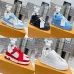 1Louis Vuitton Trainer AAA Quality White/Black/Blue/Skyblue/Red #A39320