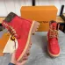 3Louis Vuitton x Timberland boots for Louis Vuitton Unisex Shoes 3.5CM #A44154