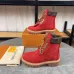 1Louis Vuitton x Timberland boots for Louis Vuitton Unisex Shoes 3.5CM #A44154