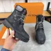 3Louis Vuitton x Timberland boots for Louis Vuitton Unisex Shoes 3.5CM #A44155