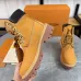 3Louis Vuitton x Timberland boots for Louis Vuitton Unisex Shoes 3.5CM #A44156