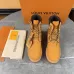 7Louis Vuitton x Timberland boots for Louis Vuitton Unisex Shoes 3.5CM #A44156