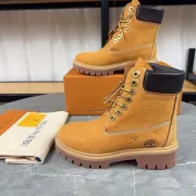 Louis Vuitton x Timberland boots for Louis Vuitton Unisex Shoes 3.5CM #A44156