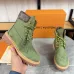 3Louis Vuitton x Timberland boots for Louis Vuitton Unisex Shoes 3.5CM #A44157