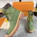 4Louis Vuitton x Timberland boots for Louis Vuitton Unisex Shoes 3.5CM #A44157