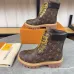 1Louis Vuitton x Timberland boots for Louis Vuitton Unisex Shoes 3.5CM #A44158